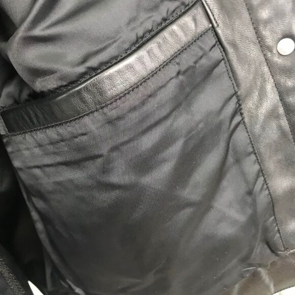 100% Leather Jacket - Black - Picture 6 of 7